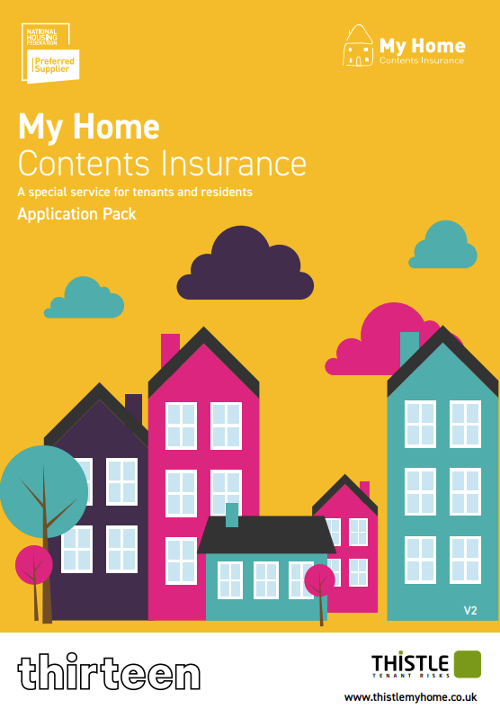 My Home Contents insurance brochure cover